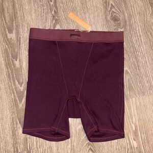 SKIMS Deep Burgundy Boxer Briefs